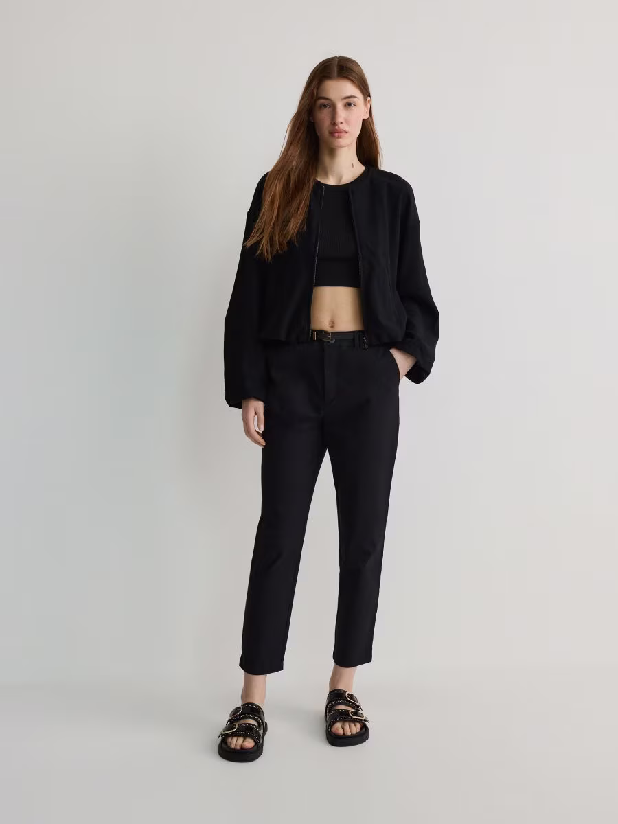 Chino Trousers With Belt