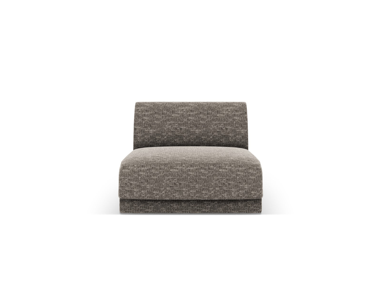Micadoni Module Miley chenille grijs - 90x75x70cm