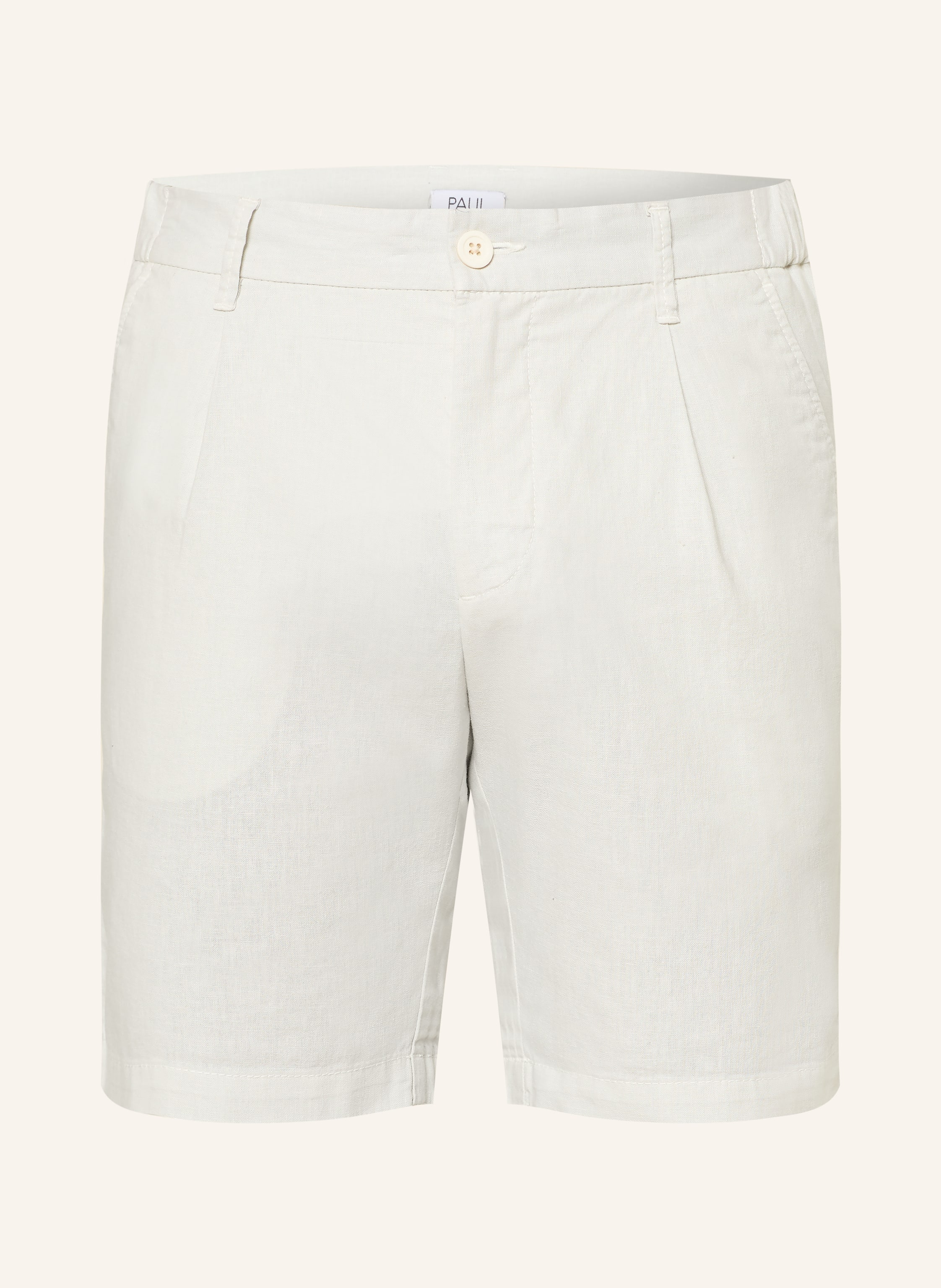 PAUL Chinoshorts Comfort Fit mit Leinen