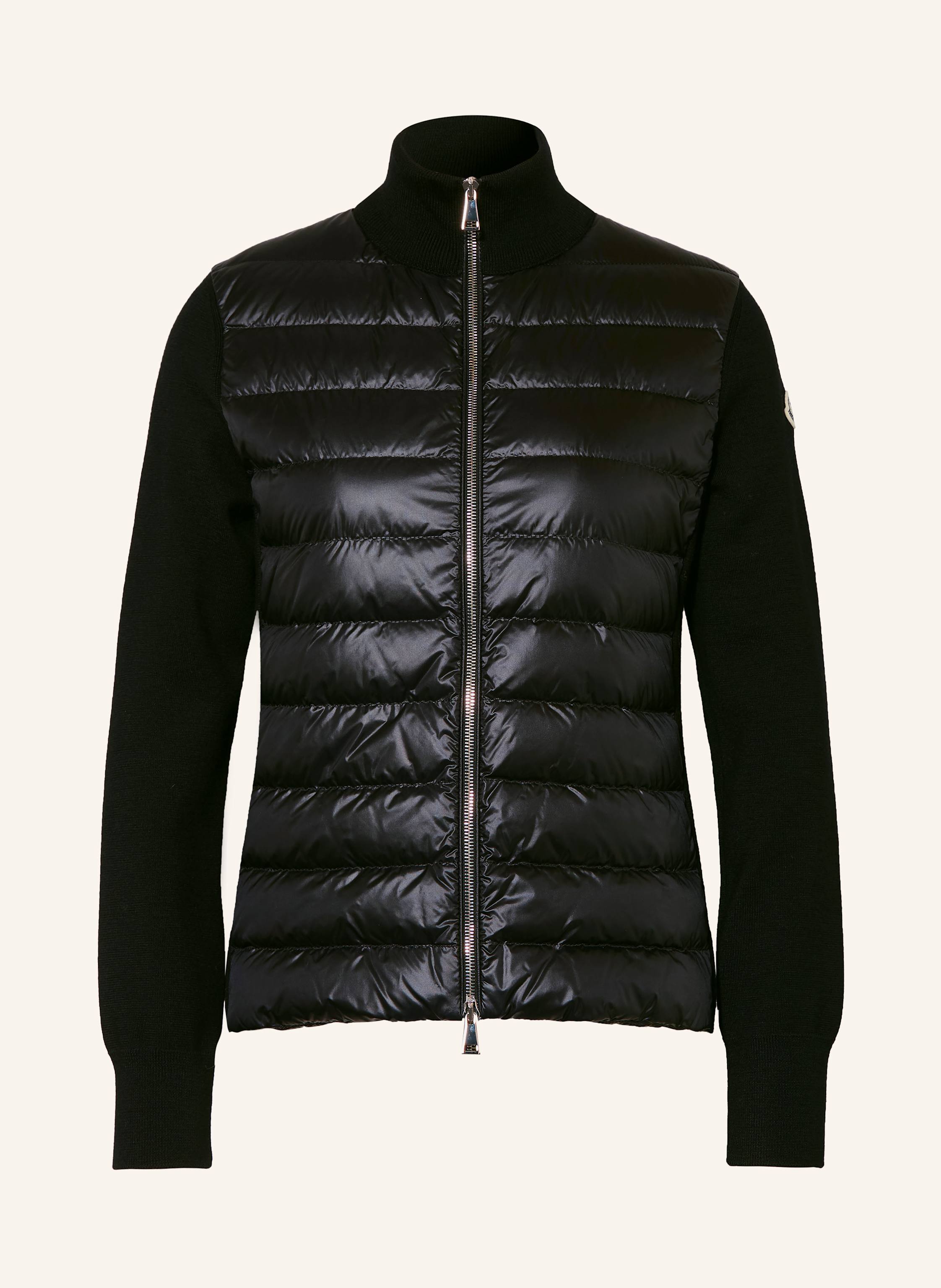 MONCLER Daunenjacke im Materialmix
