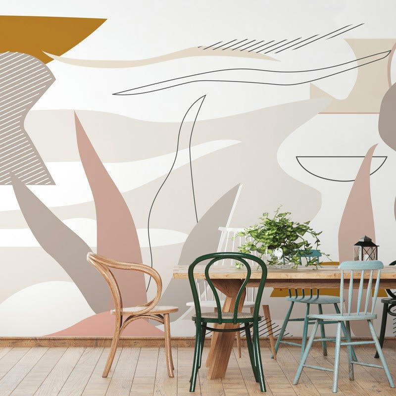 AESTHETIC WADI RUM - Papier Peint Panoramique L432xH270cm Multicolore Abstrait