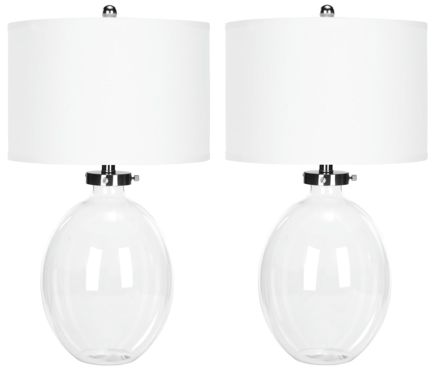 LAUNA - Lampe de table Verre en Neutre, 40 X 40 X 65 cm