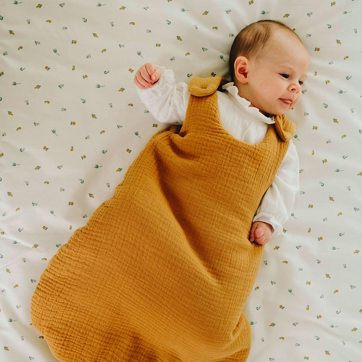 - Drap housse en coton bio Plein Air(90 x 190 cm)