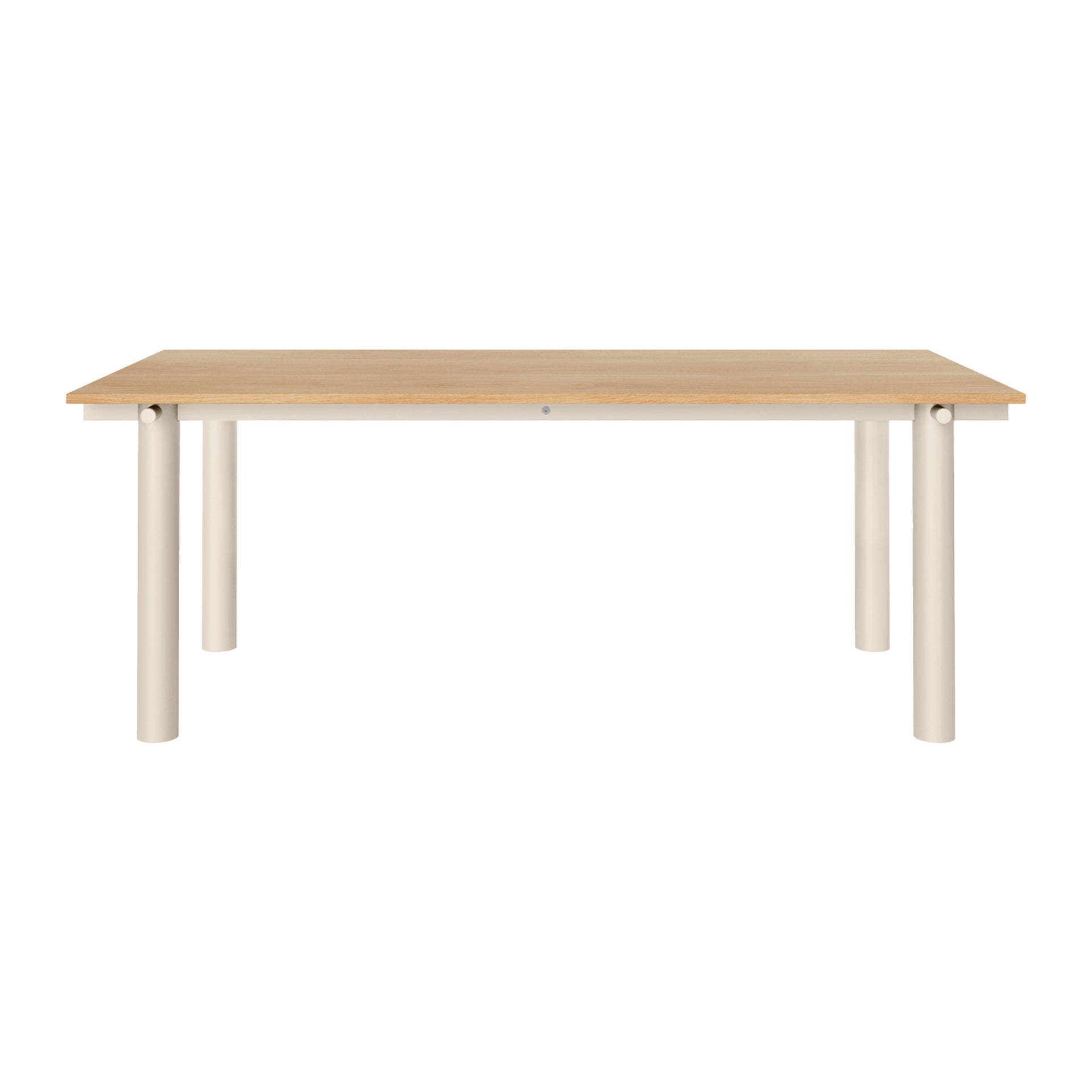 Ferm Living Atura Eettafel 200 x 90 cm - Light Cashmere / Natural Oak