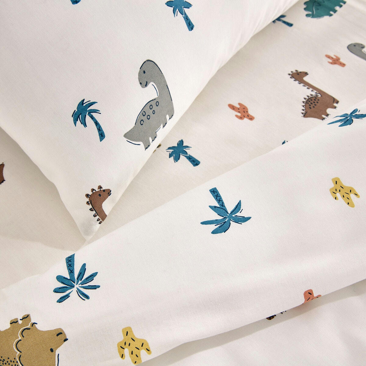 Housse de couette coton, Dino Pop