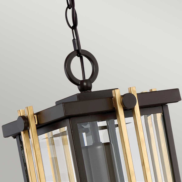 Lampa sufitowa zewnętrzna Goldenrod zachodni brąz 1xE27x60W IP44 Quoizel