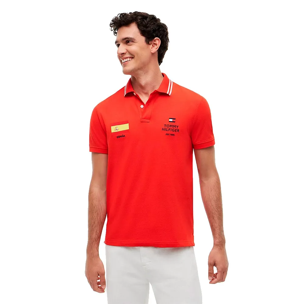 Tommy Hilfiger Standard Country Spain Regular Fit short sleeve polo