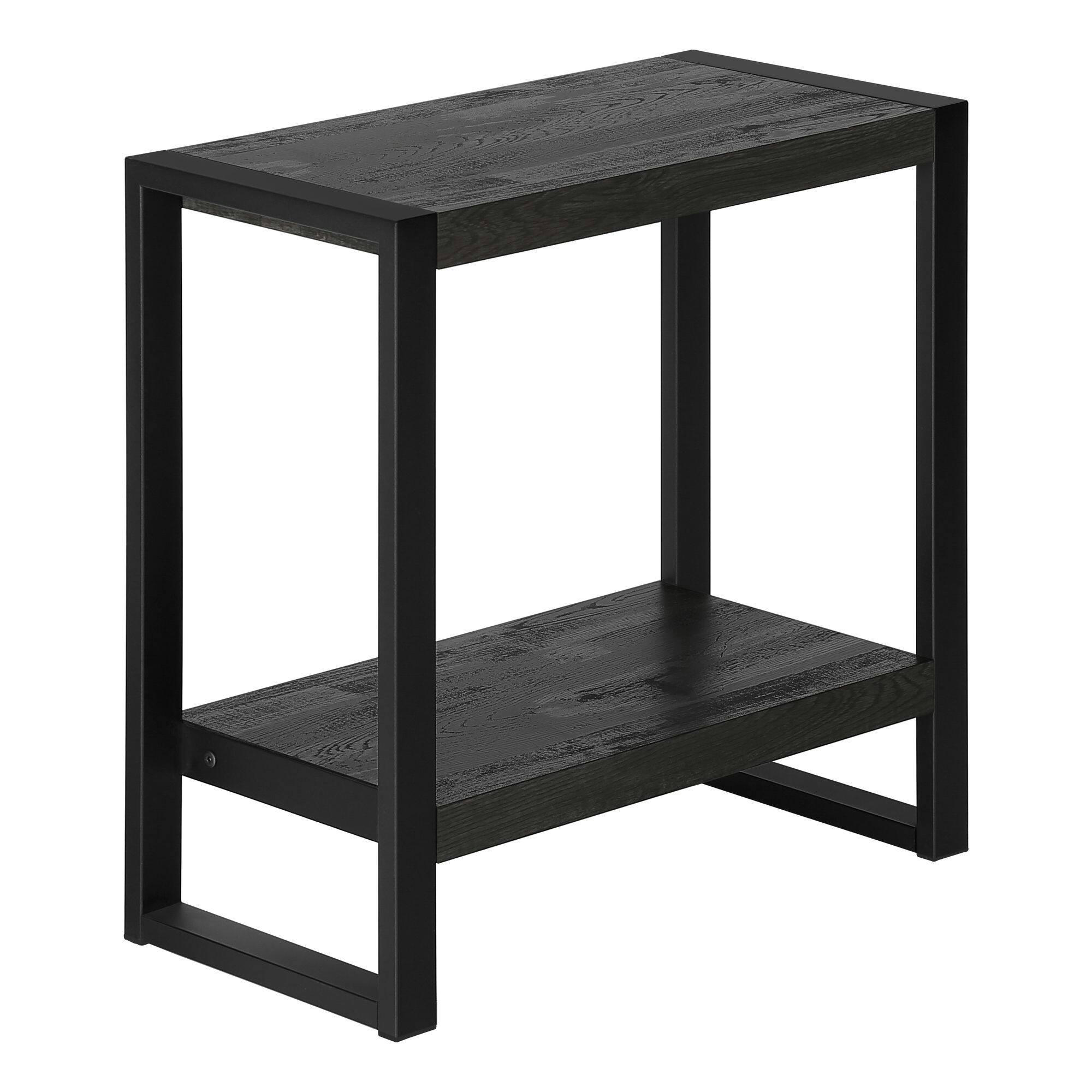Monarch Specialities Rectangular Accent Table, Black Wood