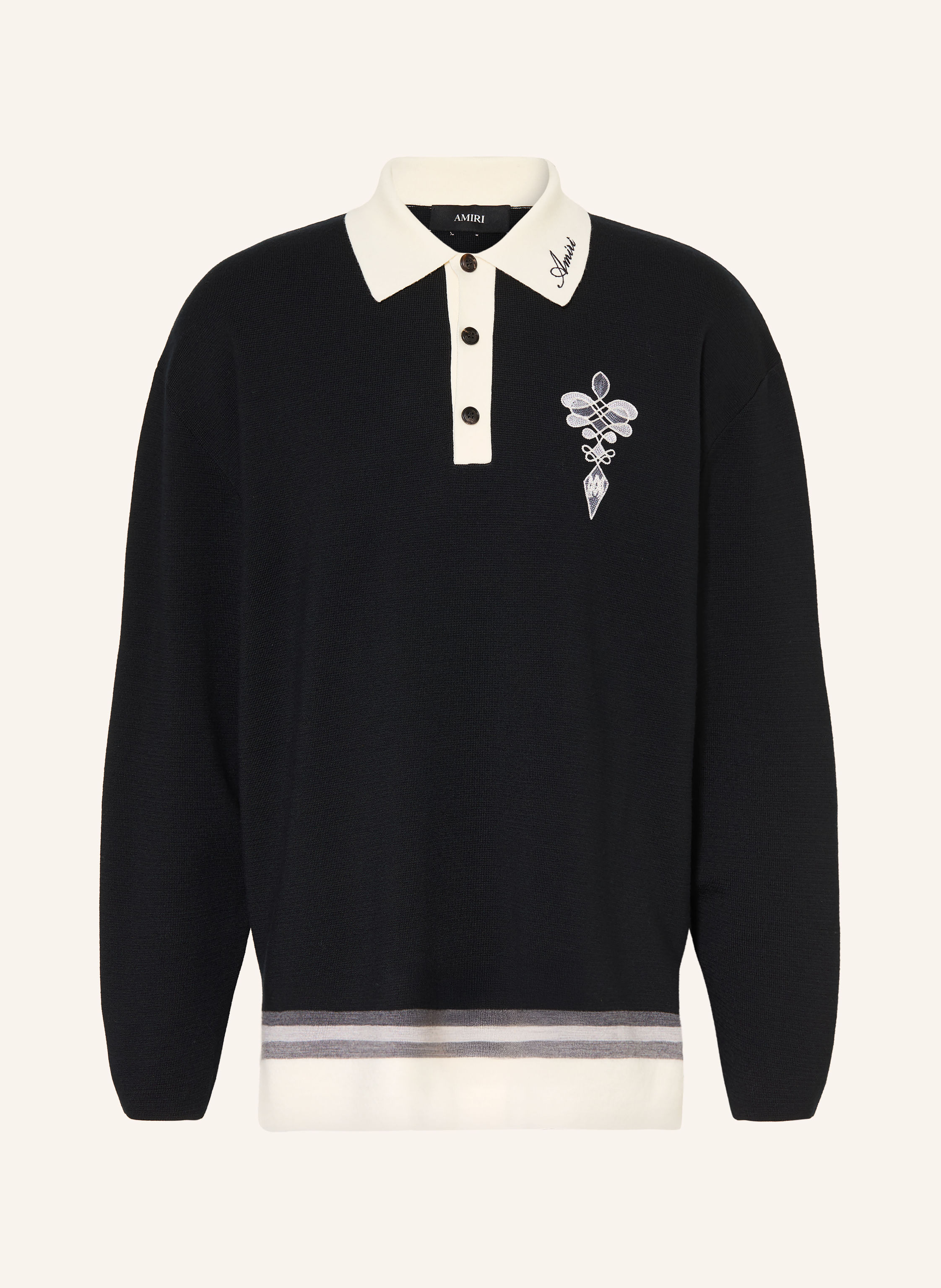 AMIRI Strick-Poloshirt