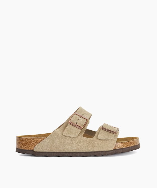 Arizona Sfb Men Taupe - Suede Buckle-Detail Sandals