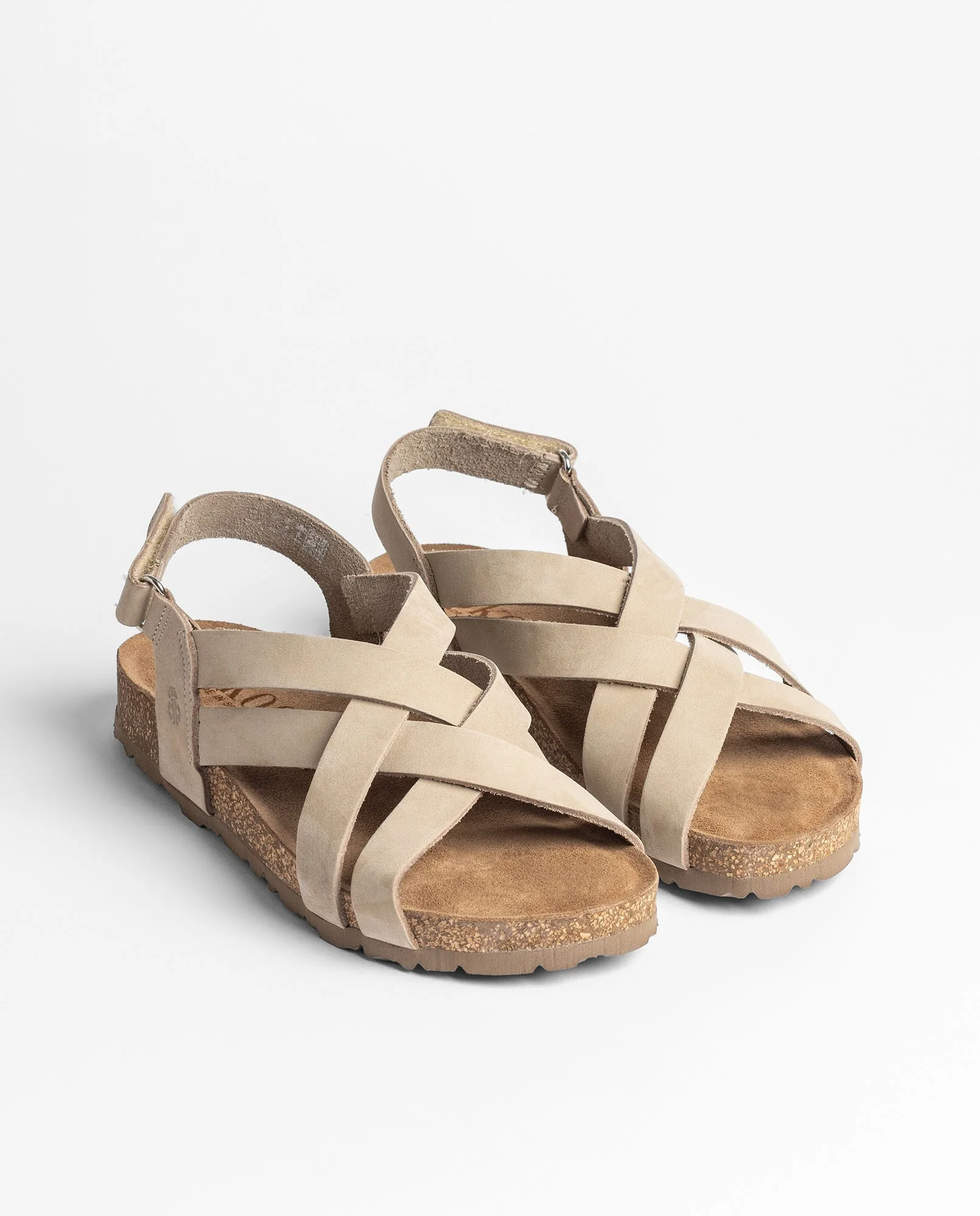 Sandalia plana JERBA-263 beige