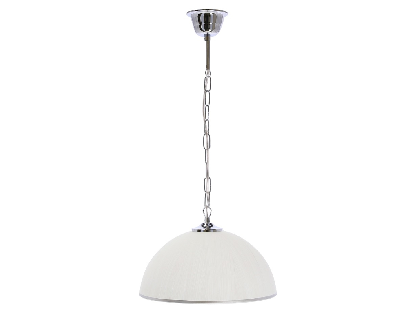 Lampa wisząca Sugar metalowa srebrna