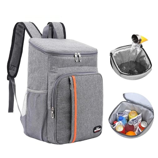 NNEOBA Waterproof Thermal Cooler Lunch Bag (Grey)