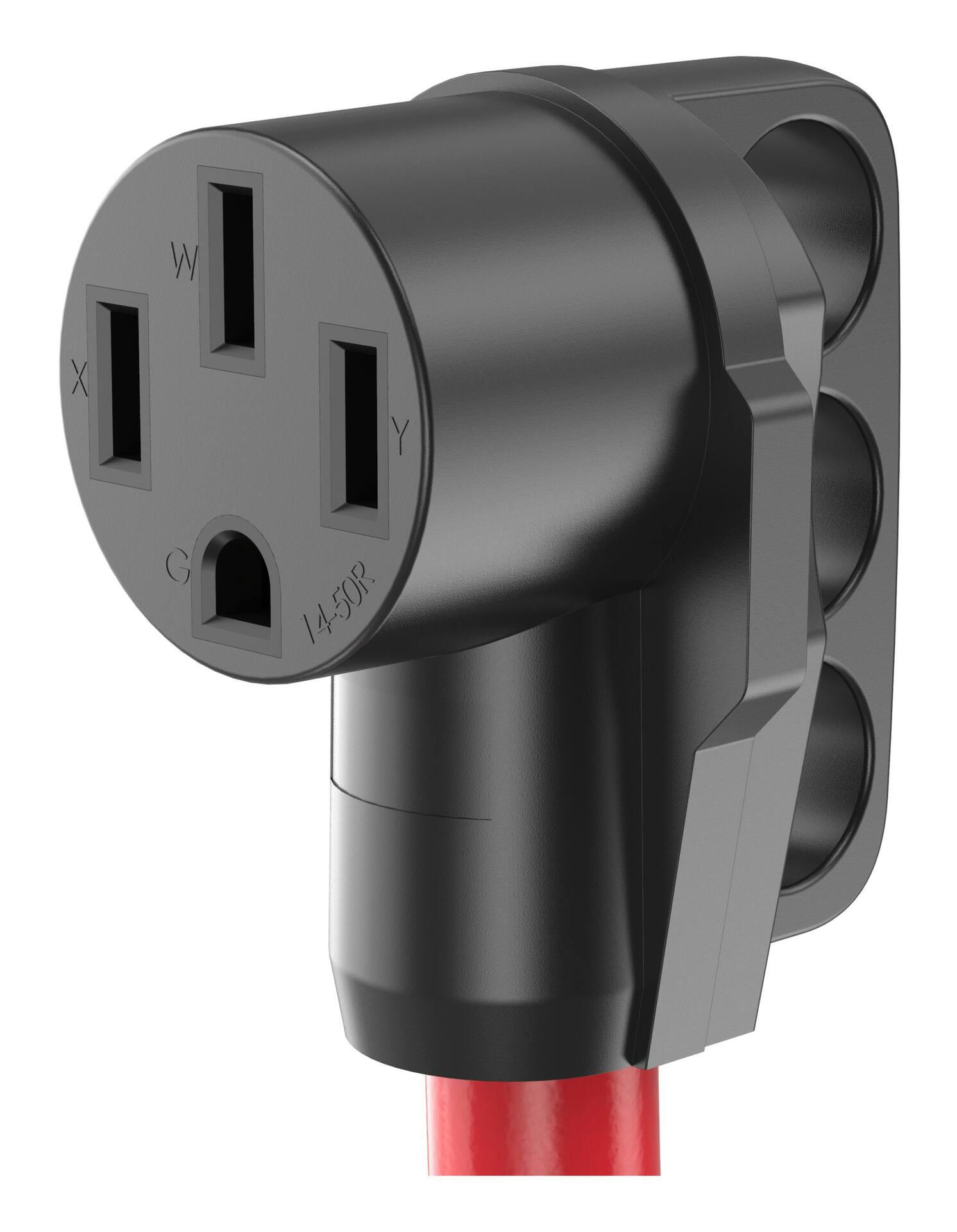 Energizer 50A 25-ft Single-Outlet Extension Cord, Red