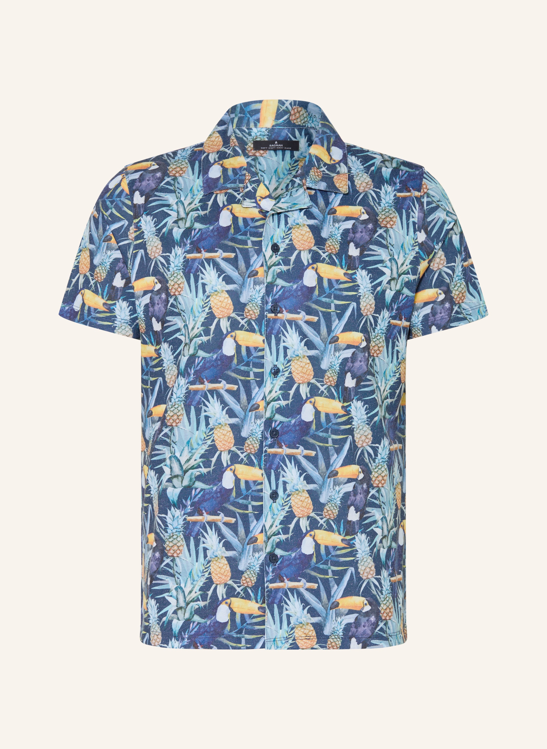 RAGMAN Resorthemd Regular Fit aus Jersey