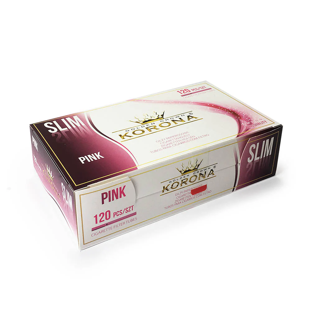 Korona Slim Pink Filter Tubes