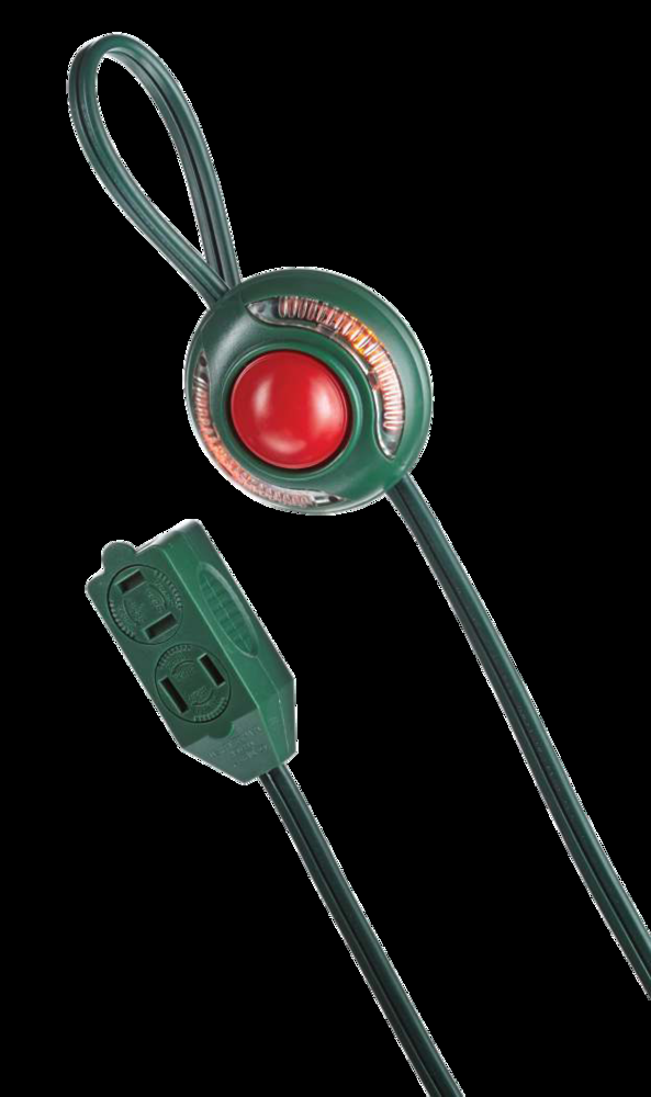 NOMA 14-ft 7-in 16/2 Indoor Extension Cord, ON/OFF Foot Switch, Green