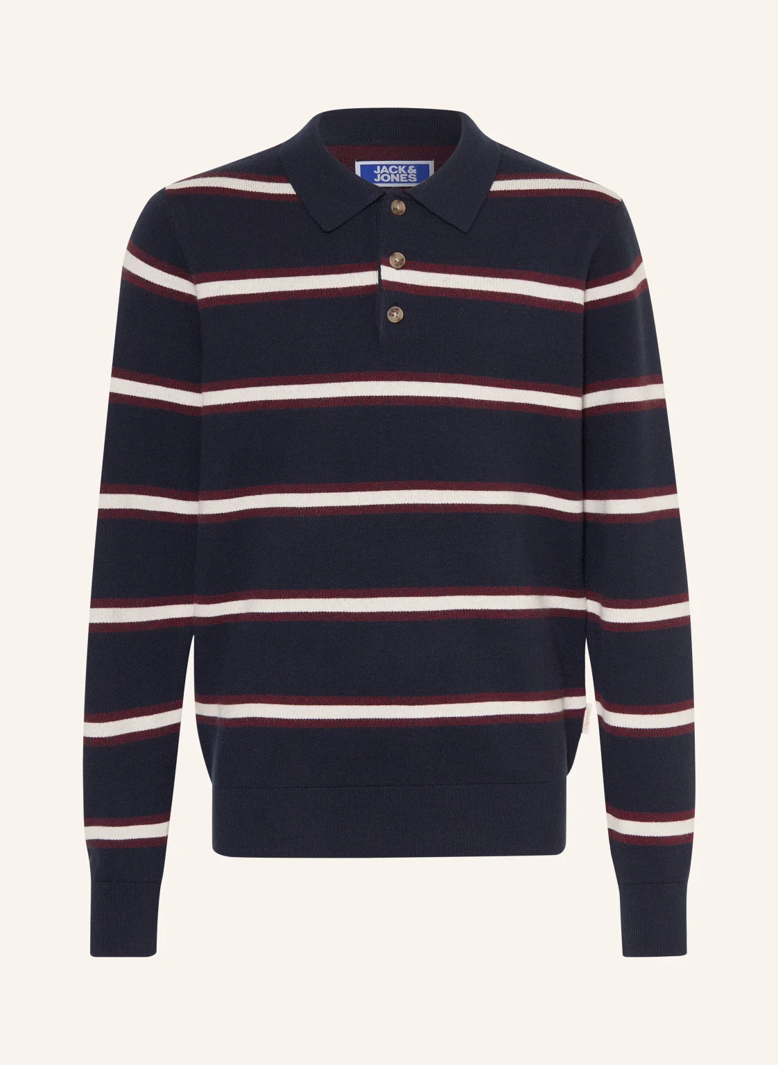 JACK&JONES Strick-Poloshirt