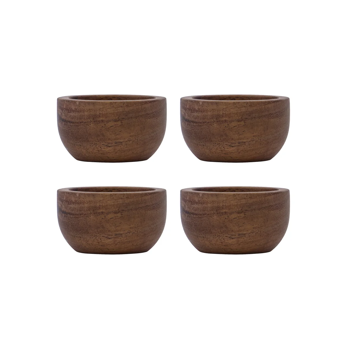 House Doctor - Wood Eierbecher, Akazie natur (4er-Set)