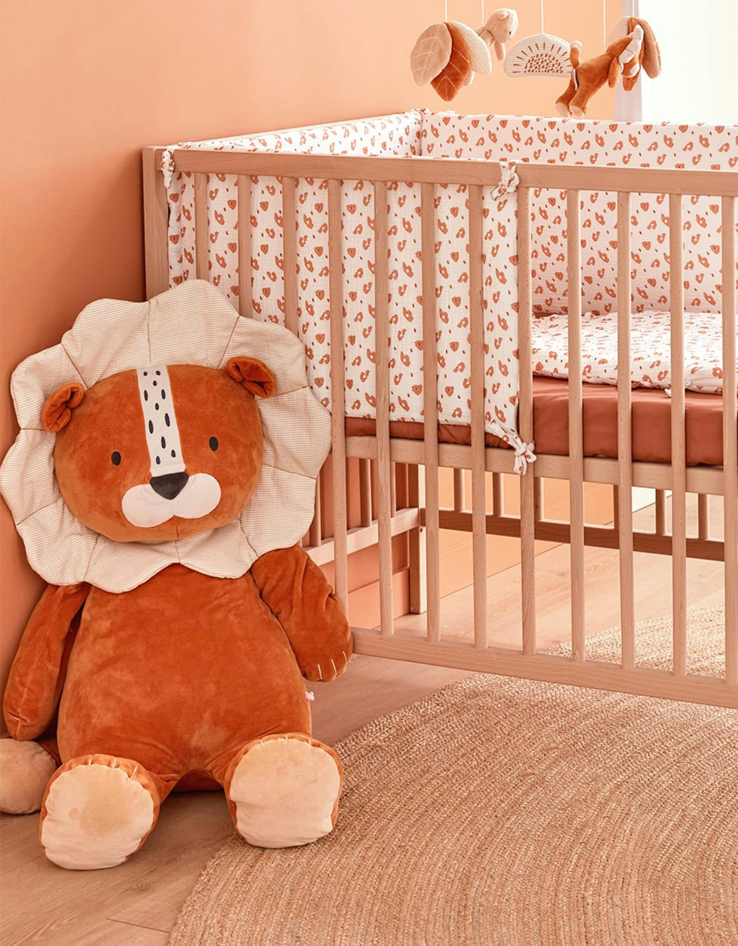 - Peluche géante lion Babou (80 cm)