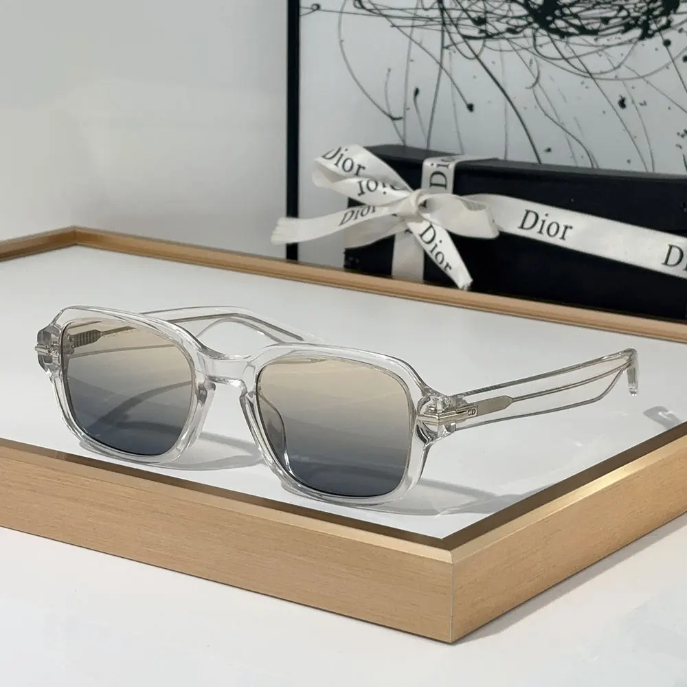 Dior Logo Letter Lrregular Shaped Sunglasses