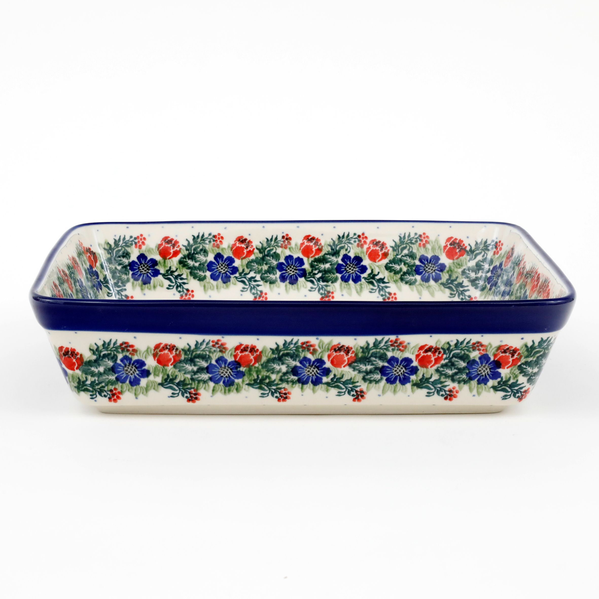 Naczynie do zapiekania 405 29/23 cm  1535X Czerwony wianuszek