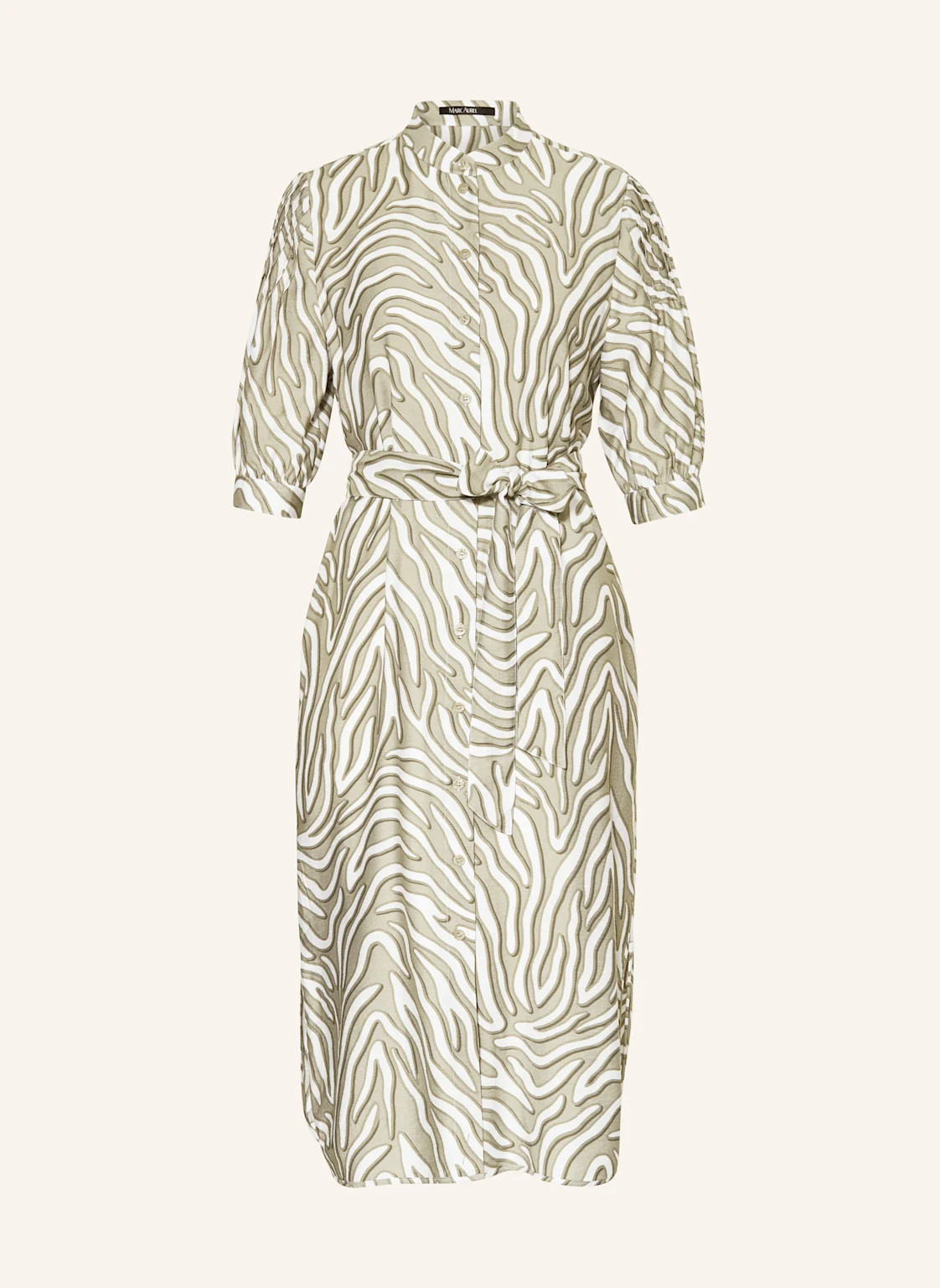 MARC AUREL Hemdblusenkleid mit 3/4-Ärmeln