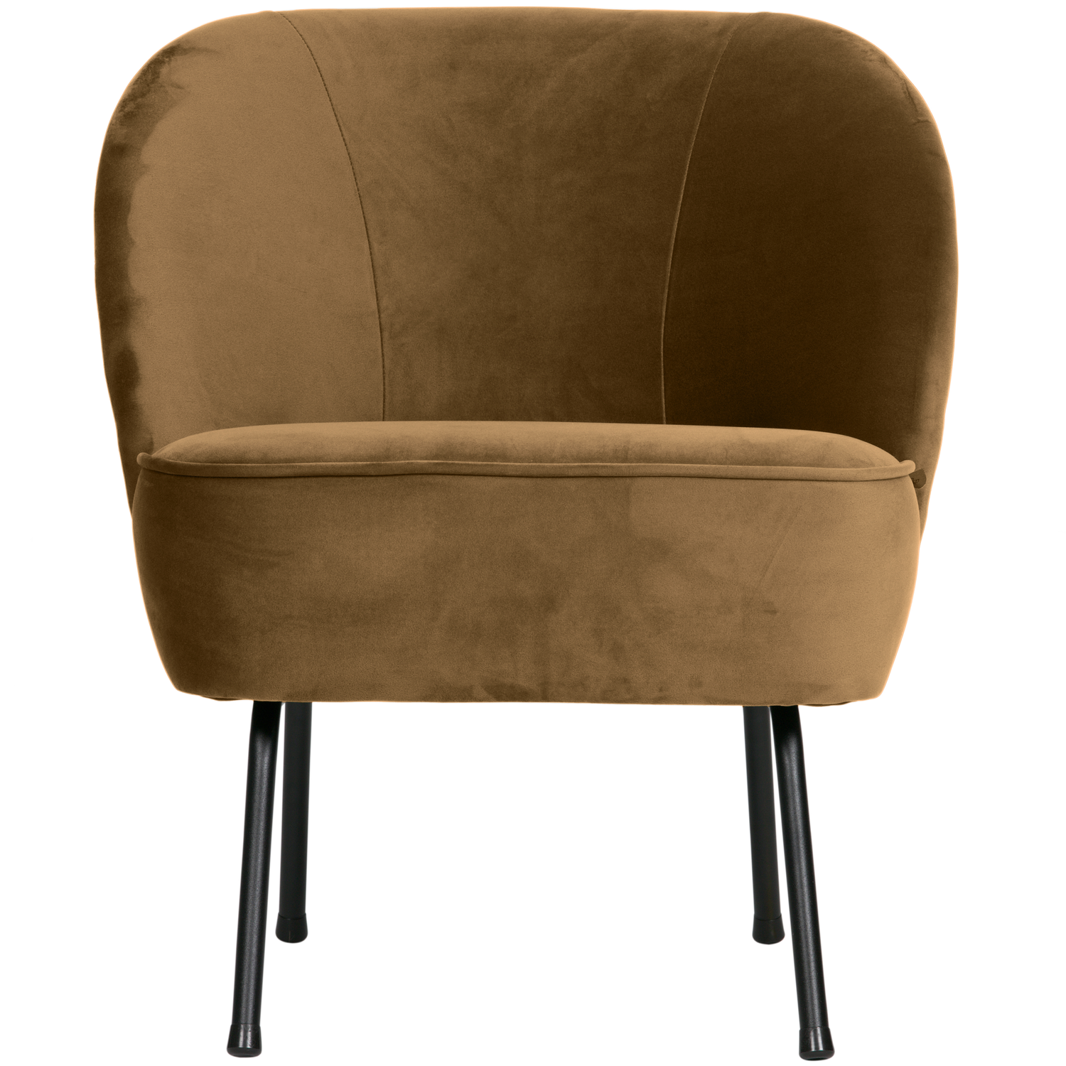 WOOOD fauteuil Vogue - Velvet - Honing Geel - 69x57x70