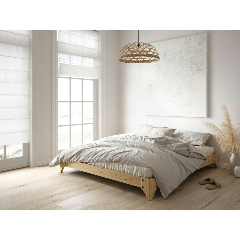 ELAN - Lit en bois 140x200cm