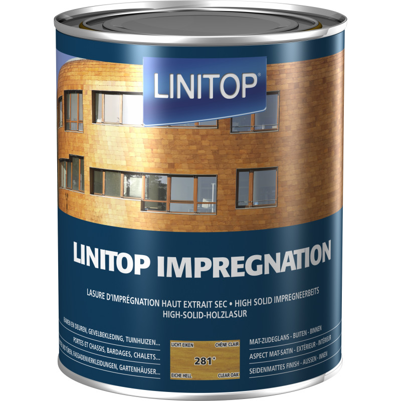 Lasure Impregnation chêne clair 2,5 L LINITOP
