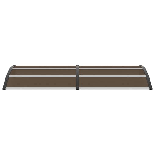 NNEVL Door Canopy Black 240x100 cm PC