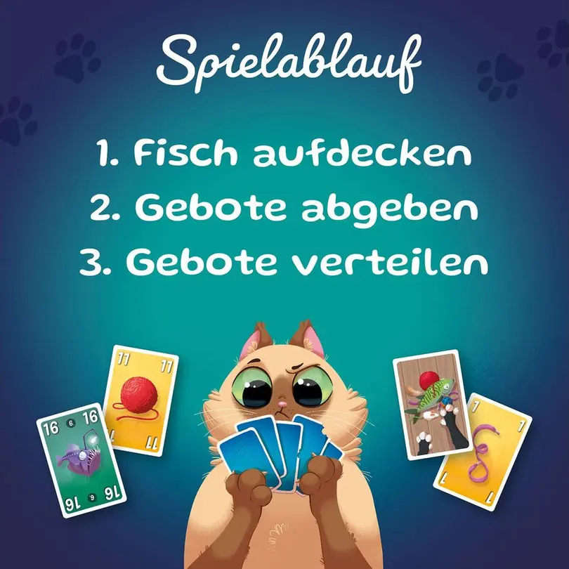 Kartenspiel 72er-Set Fisch & Flausch