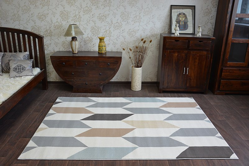Dywan ARGENT - W4937 Romby Krem 160x220 cm