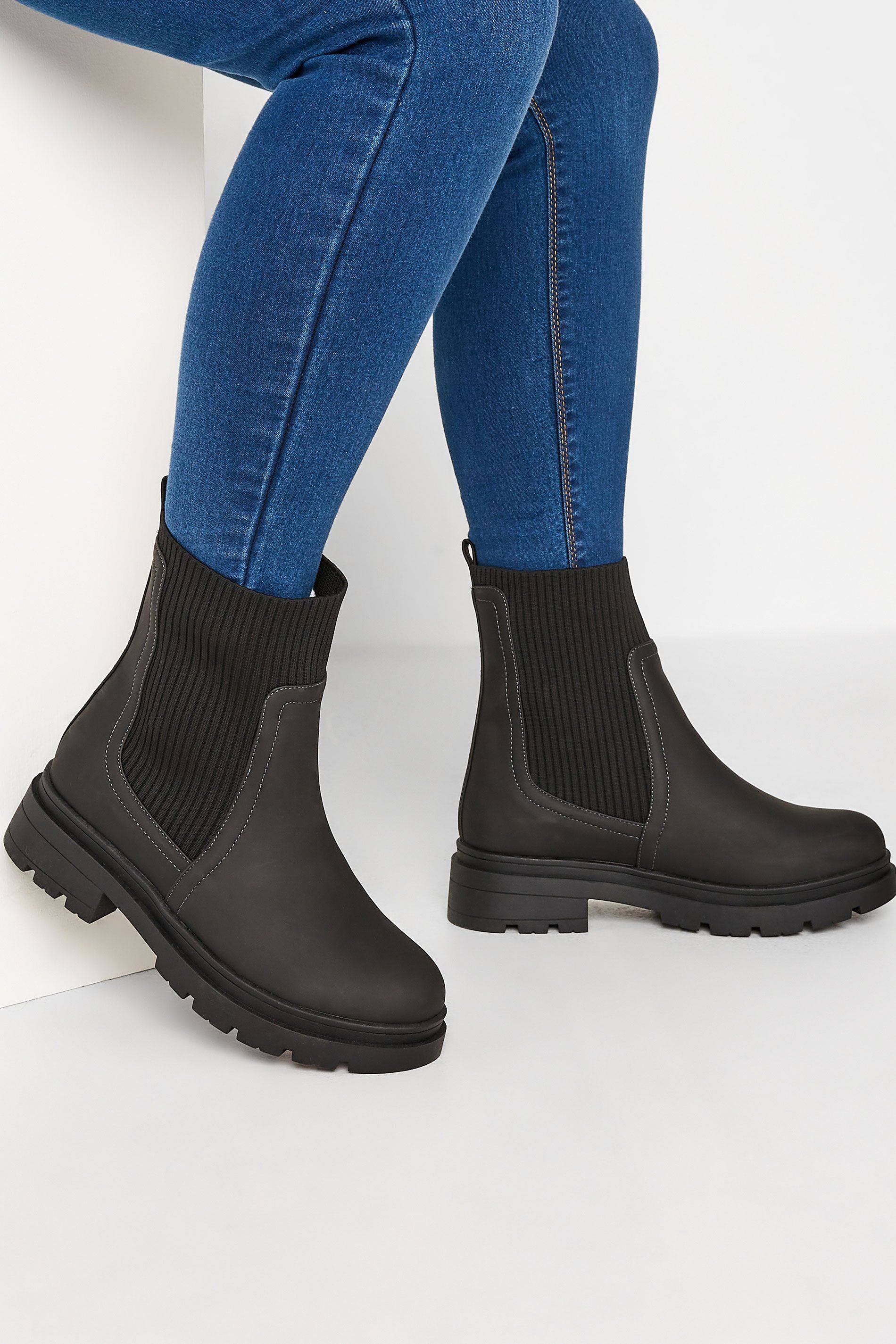 Yours Wide & Extra Wide Fit Chelsea Boots