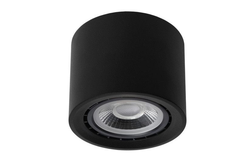Spot FEDLER czarny 1xGU10x12W wym:10x12x12cm IP20 Lucide
