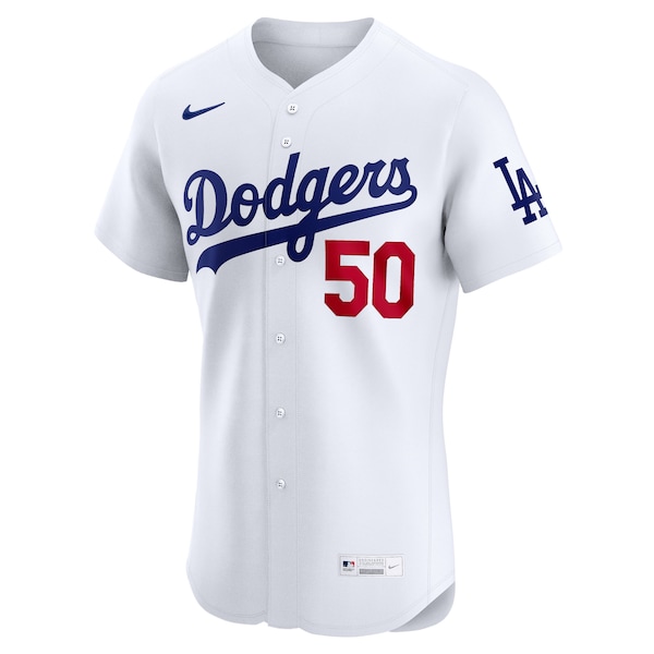Mookie Betts Los Angeles Dodgers Nike Home Elite Player Jersey - White