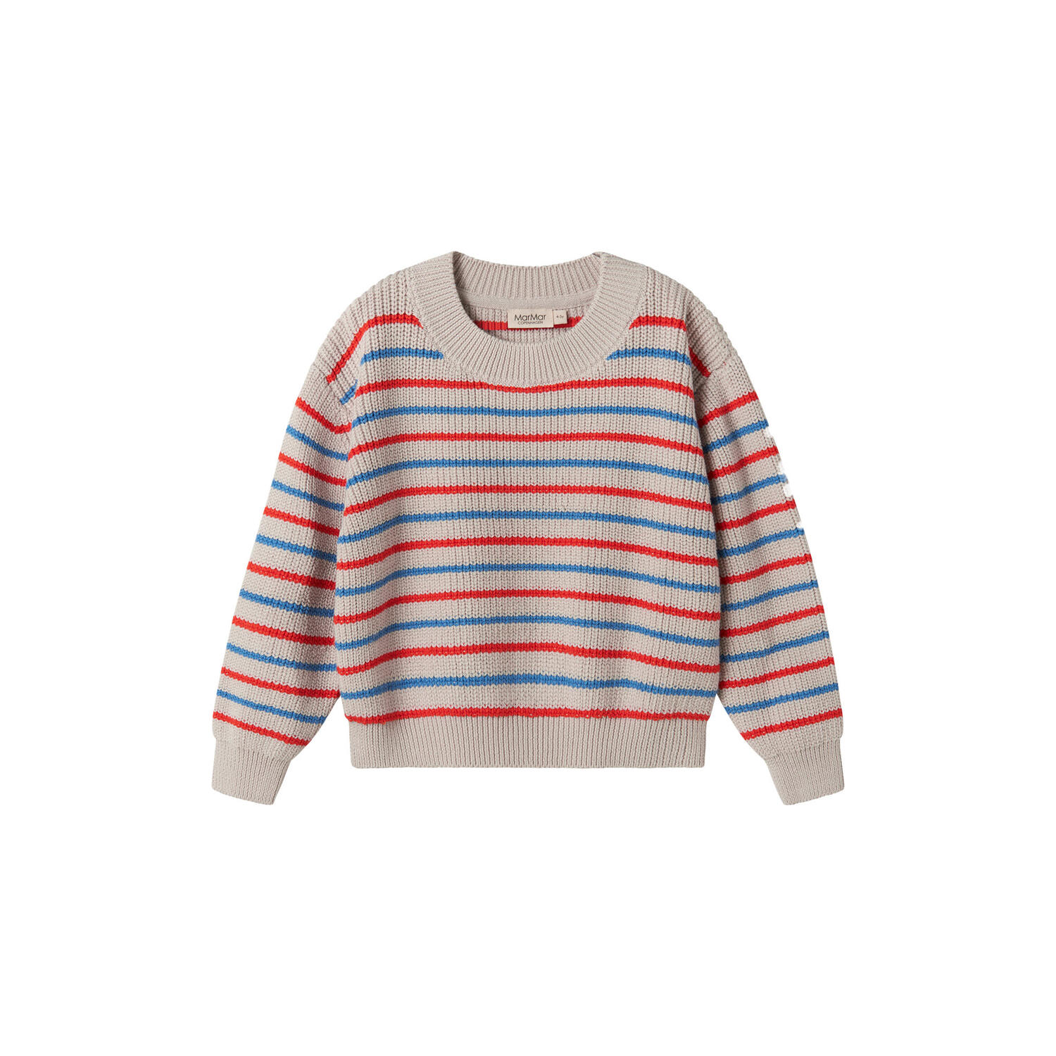 Teno Knitwear, tomato mix stripe
