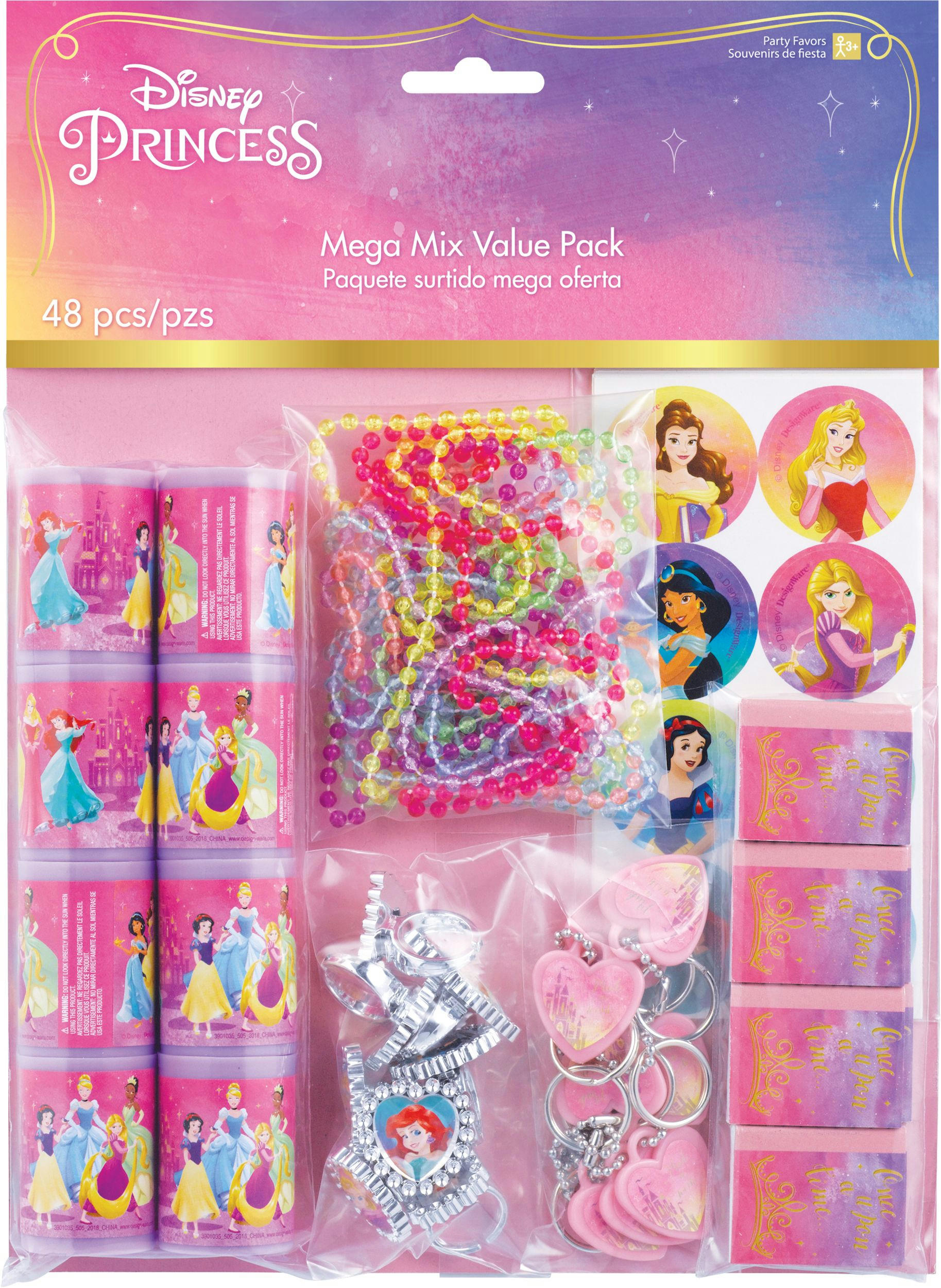 Disney Princess Once Upon a Time Birthday Party Favour Pack, 48-pc