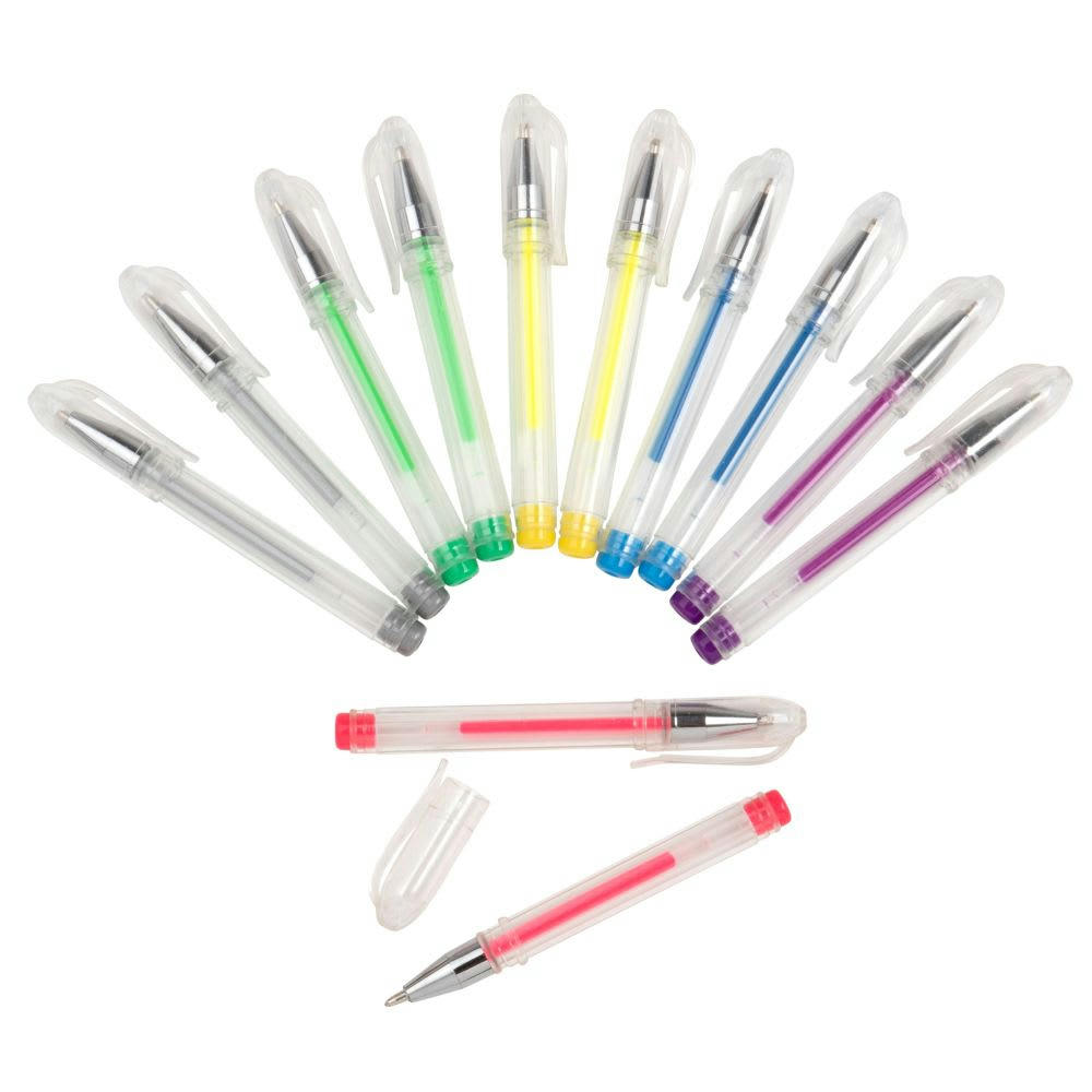 MOODERN - Mini stylo à billes multicolores (x12)