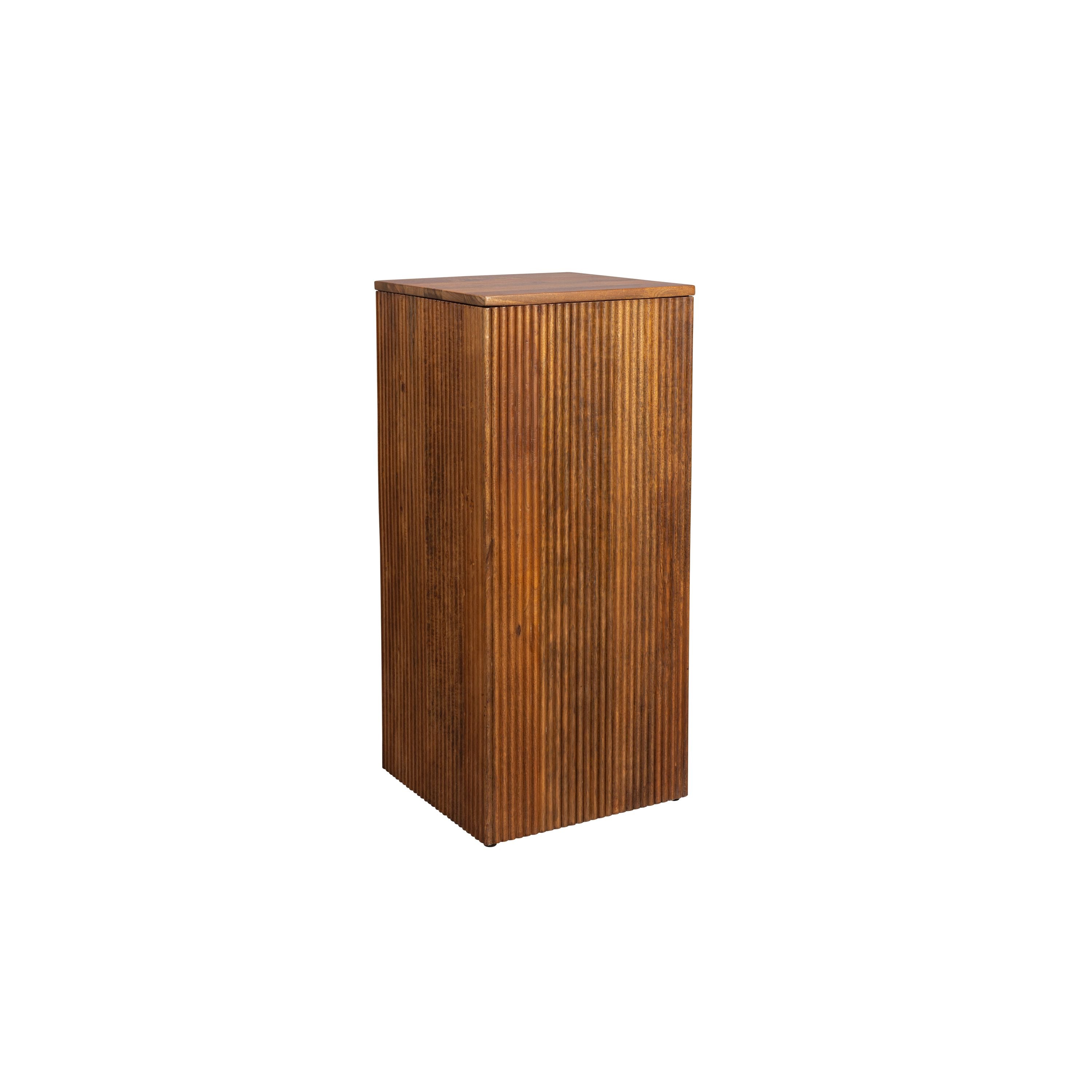 Dutchbone Ribble Plantenstandaard/ Plantenzuil binnen Hout - Set van 2