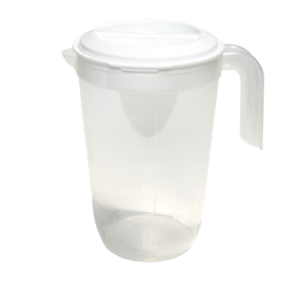 Pichet plastique transparent Ø14,5x21,5cm