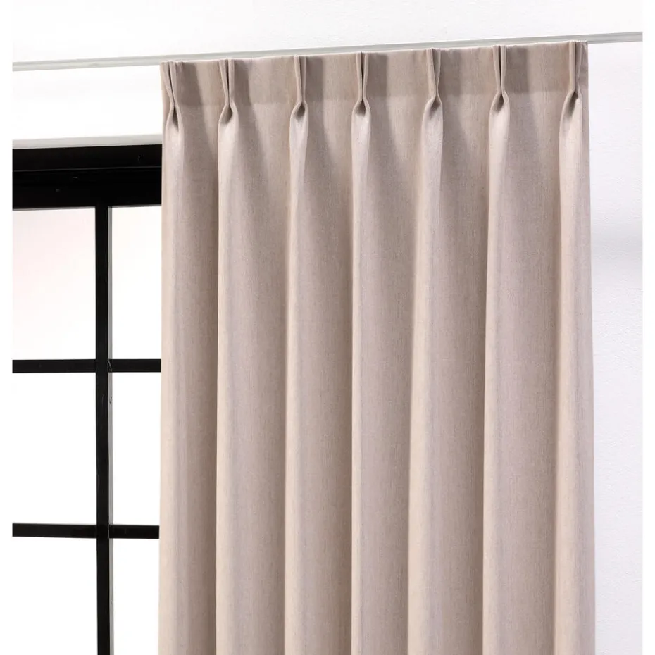 Kwantum Vouwgordijnen | Gordijn Levi  Beige
