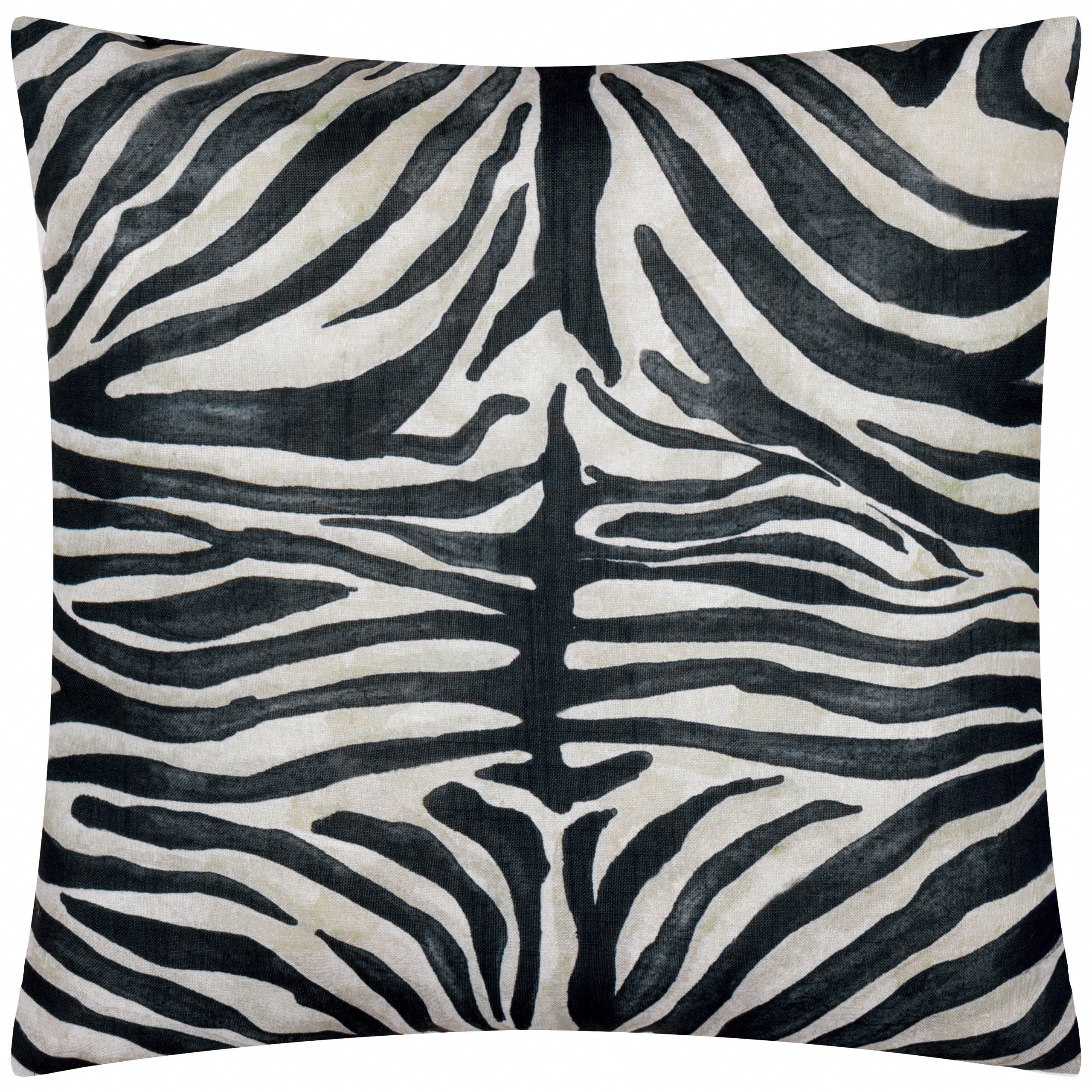 Paoletti Leopardis Zebra Woven Outdoor Cushion