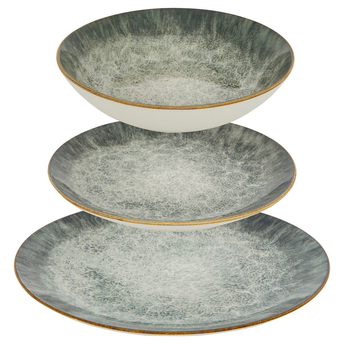 Serviço de mesa 12 peças JULIETTE verde