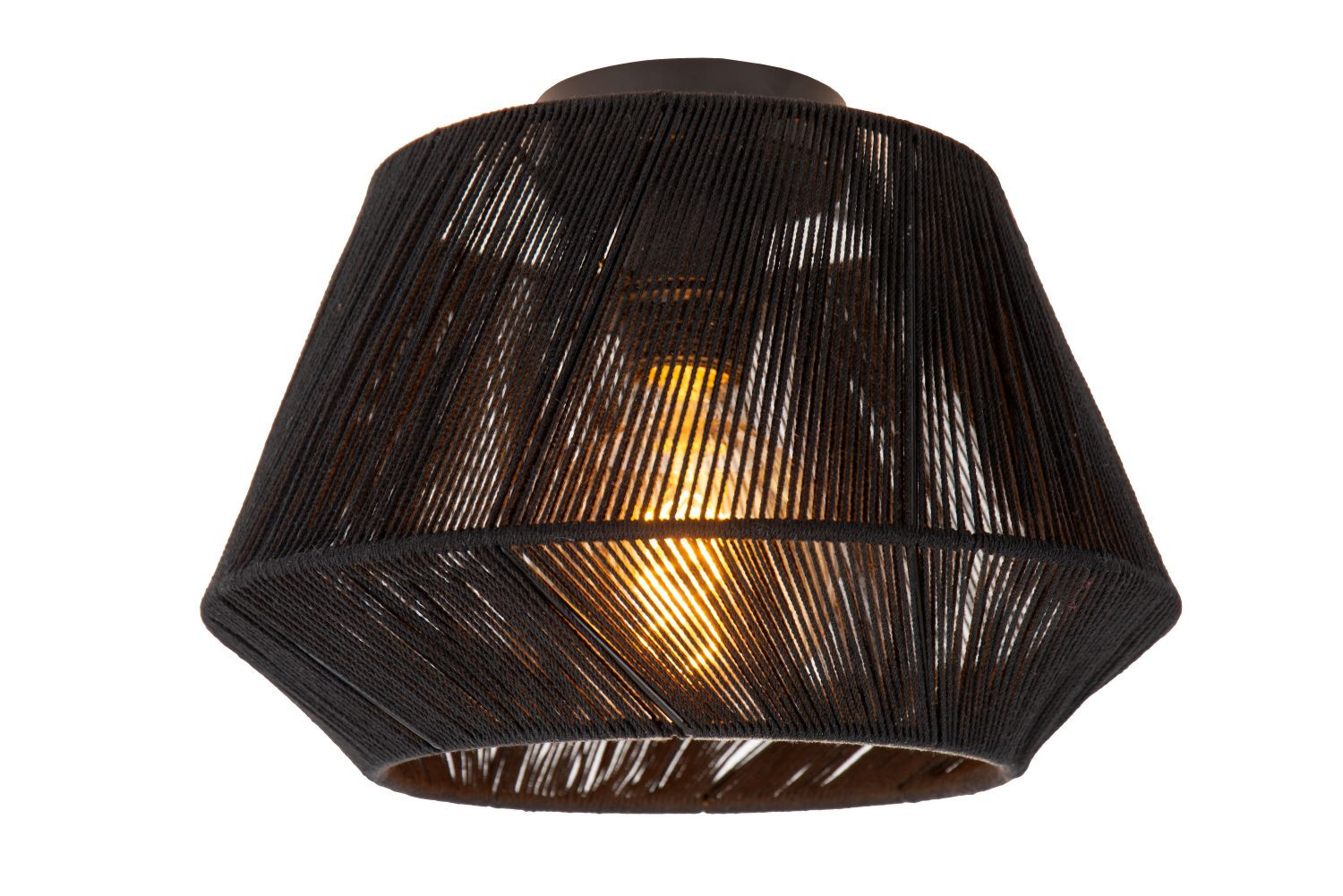 Lampa sufitowa czarna JESSICA 1xE27x60W wym: 22,5x30x30 cm Lucide