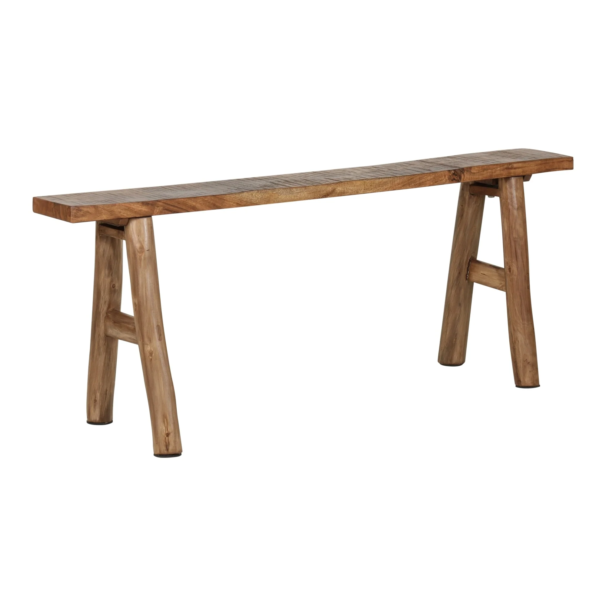 Natural Solid Wood Entryway Bench by East at Main