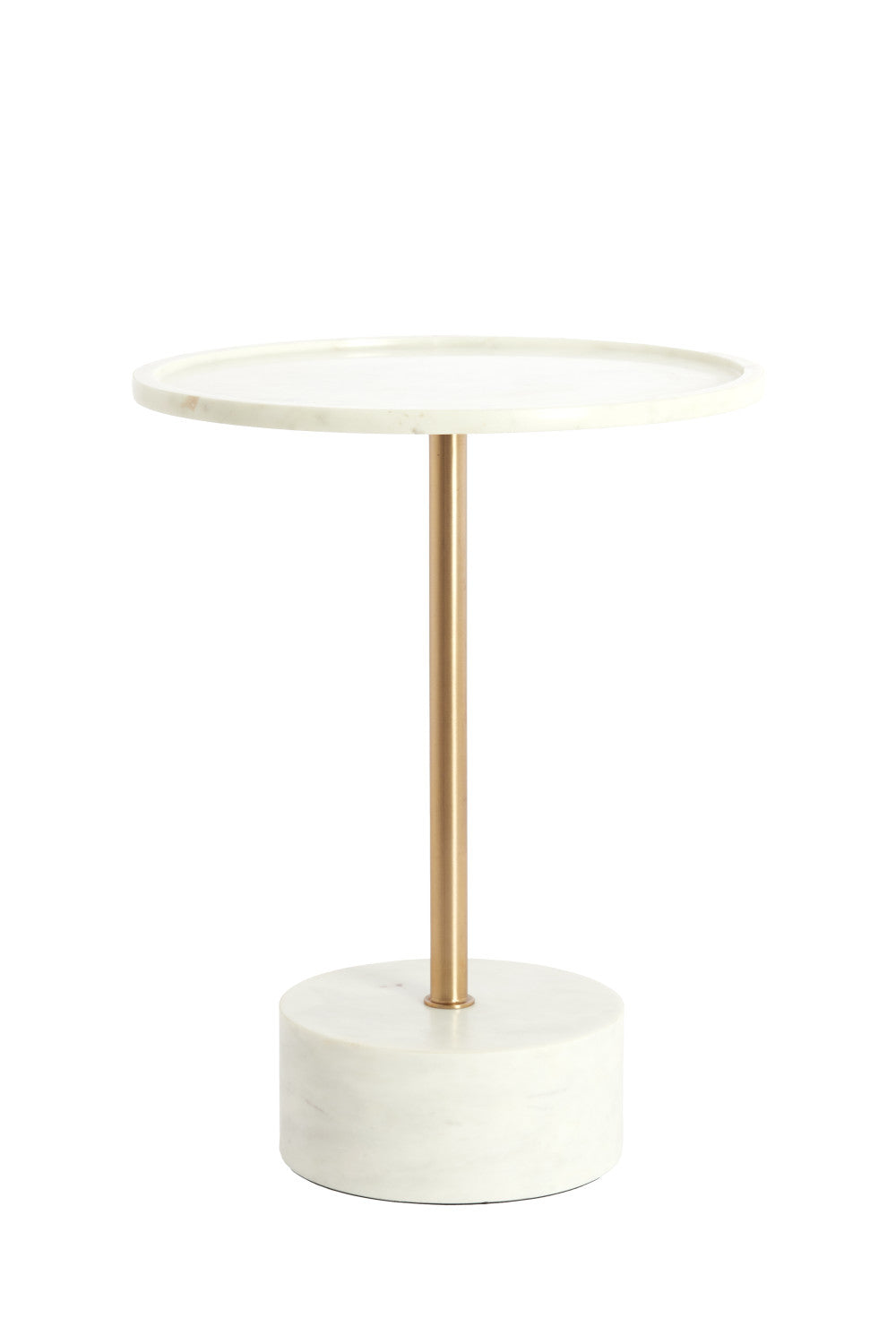 Light & Living bijzettafel CIVITA - Ø41x53 cm - wit