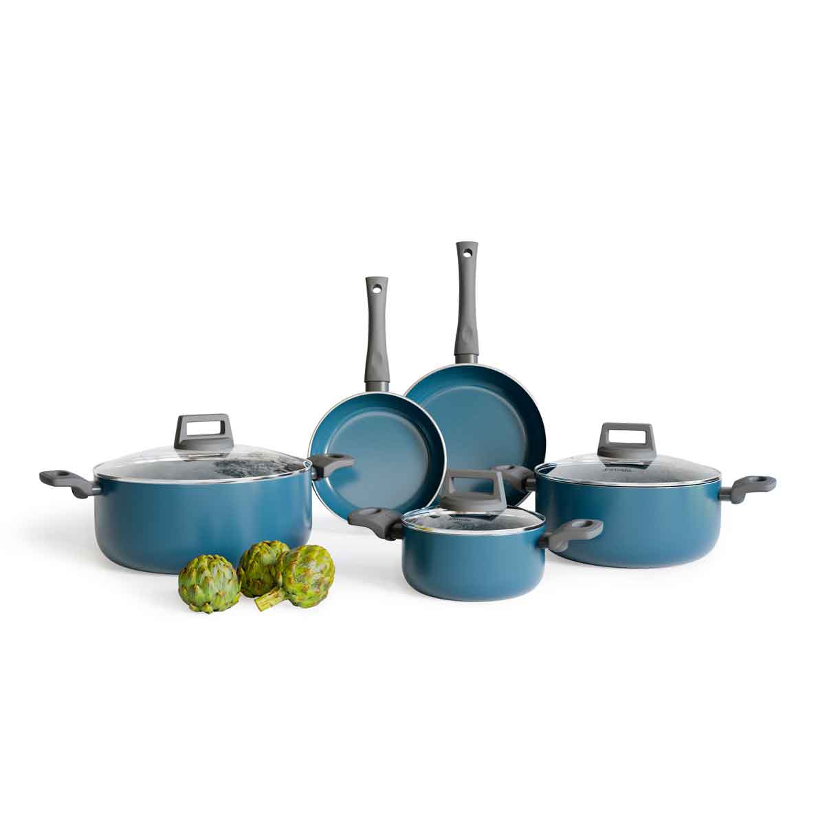 Trem de cozinha 5 peças CHICAGO azul