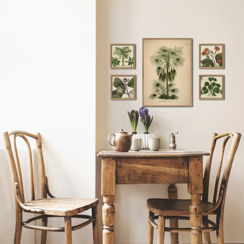 Bild mit Rahmen Botanical