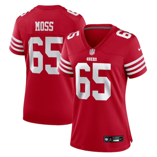 Drew Moss San Francisco 49ers Nike Women's Team Game Jersey -  Scarlet